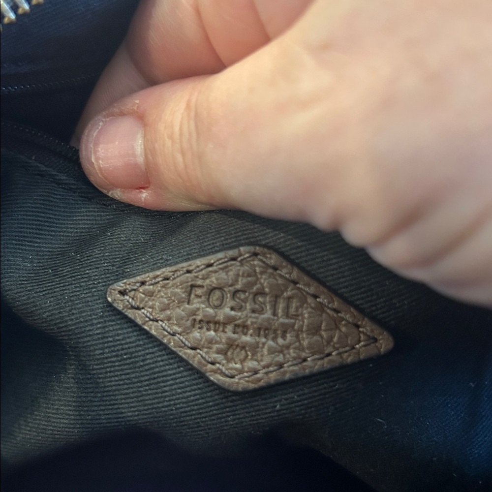 Fossil Camera Gemma Black Leather Cross Body Bag - Picture 4 of 7
